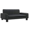 vidaXL Barnsoffa svart 70x45x30 cm konstl&auml;der