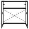 vidaXL Ram f&ouml;r tv&auml;ttst&auml;ll svart 79x38x83 cm j&auml;rn