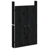 vidaXL K&ouml;ksluckor f&ouml;r utomhusbruk MEPPEL svart 50x9x82 cm massiv furu