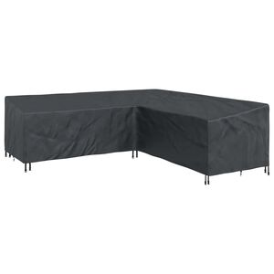 vidaXL M&ouml;bel&ouml;verdrag Svart 270 x 270 x 80 cm 210D Oxford Tyg