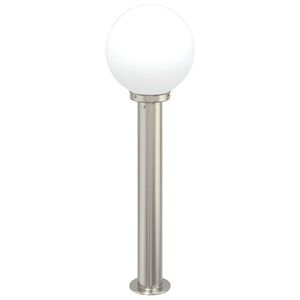 vidaXL Pollare 80 cm rostfritt st&aring;l IP44