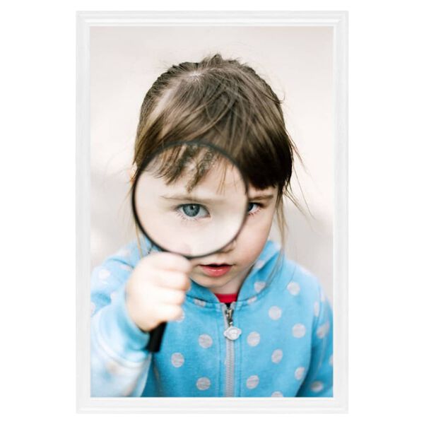 vidaXL Fotoramar 5 st för bord vit 13x18 cm MDF