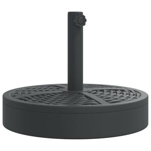 vidaXL Parasollfot f&ouml;r &Oslash;38 / 48 mm stolpar 25 kg rund