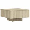 vidaXL Soffbord sonoma-ek 60x60x31,5 cm konstruerat tr&auml;