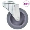 vidaXL L&auml;nkhjul med bulth&aring;l 24 st 75 mm