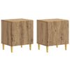 vidaXL S&auml;ngbord 2 pcs Artisan-ek 43 x 34,5 x 50 cm Konstruerat tr&auml;