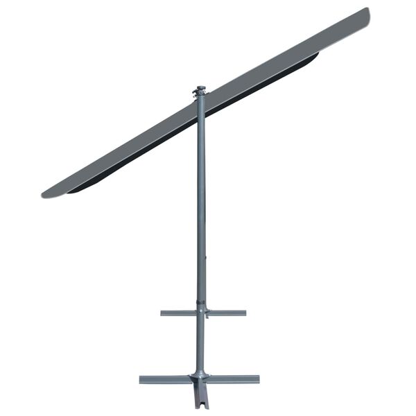 vidaXL Paviljong med lutningsbart tak 350x253x196 cm antracit