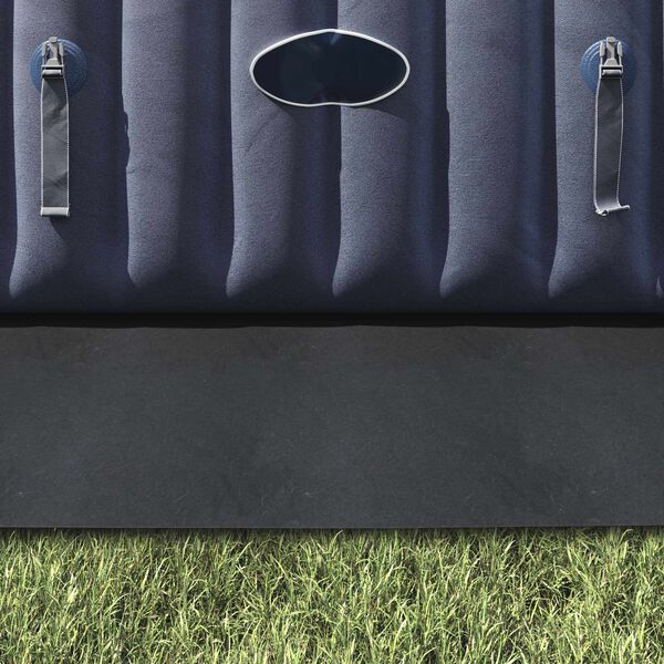 vidaXL Bottenmatta ljusgr&aring; 420x220 cm polyester geotextil