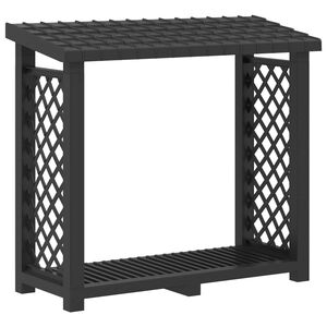 vidaXL Eldst&auml;der Rack 114 x 46 x 101 cm PP Antracit