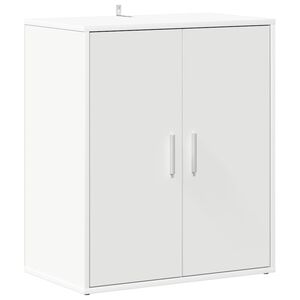 vidaXL Skosk&aring;p vit 60x35x70 cm konstruerat tr&auml;