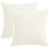 vidaXL Kasta Kudde 2 st HEERLEN Vit 50 x 50 cm Tyg