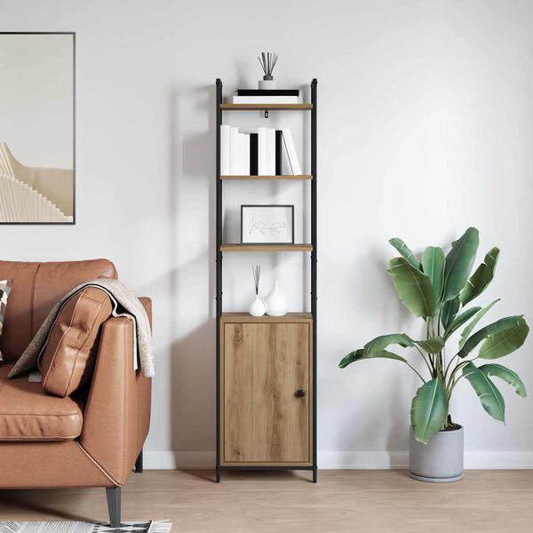 vidaXL Boksk&aring;p Artisan Ek 40 x 24 x 161 cm Konstruerat tr&auml;