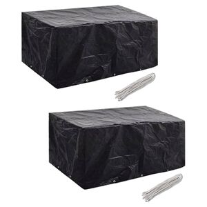 vidaXL &Ouml;verdrag f&ouml;r tr&auml;dg&aring;rdsm&ouml;bler 2 st 10 &ouml;ljetter 240x140cm