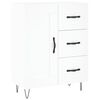 vidaXL Sk&aring;p vit 69,5x34x90 cm konstruerat tr&auml;