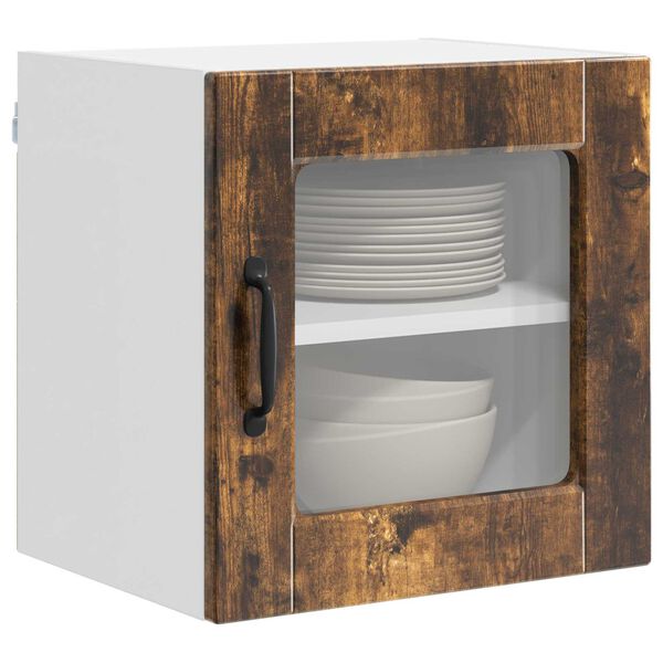 vidaXL K&ouml;kssk&aring;p med d&ouml;rr 2 pcs R&ouml;kt ek 40 x 31 x 40 cm Konstruerat tr&auml;