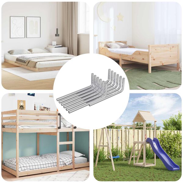 vidaXL Sexkantnyckel 4675 pcs Silver 32 x 86 mm St&aring;l