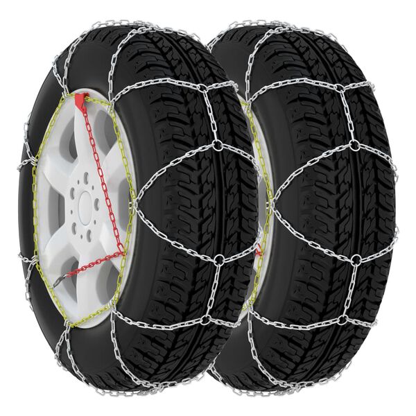 vidaXL Snökedjor till bil 2-pack 16 mm SUV 4x4 storlek 400
