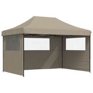 vidaXL Partyt&auml;lt Taupe 279 x 410 x 315 cm Oxford Tyg