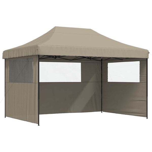 vidaXL Partyt&auml;lt Taupe 279 x 410 x 315 cm Oxford Tyg