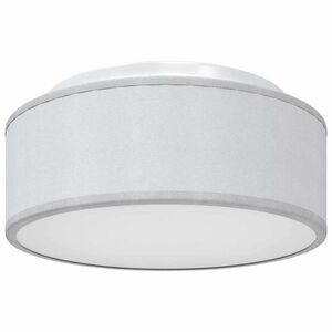 vidaXL Taklampa med str&aring;lkastare Gr&aring; 30 x 30 x 13,5 cm tyg