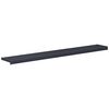 vidaXL F&ouml;nsterbr&auml;da Anthracit med tr&auml;&aring;dring 160 x 25 x 4,5 cm PVC