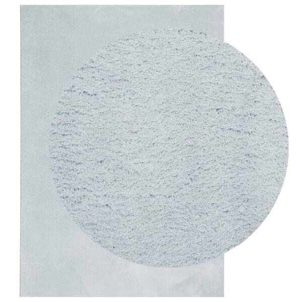 vidaXL Mjuk matta HUARTE med kort lugg tv&auml;ttbar bl&aring; 120x170 cm