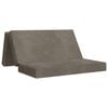 vidaXL F&auml;llbar Soffbed 140 x 67 x 45 cm Ljusgr&aring;
