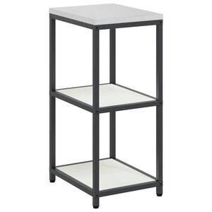 vidaXL K&ouml;k Hyllsystem HATTEM Vit 40 x 50 x 92 cm St&aring;l