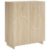 vidaXL Skosk&aring;p 73 x 38 x 87,5 cm Konstruerat tr&auml; Sonoma-ek