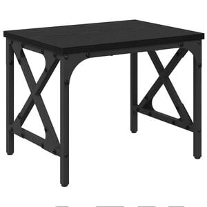 vidaXL Skrivarst&auml;ll Svart ek 40 x 30 x 31 cm Konstruerat tr&auml;