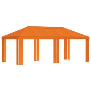 vidaXL T&auml;lt&ouml;verdrag 6 x 3 m Orange Polyester 190