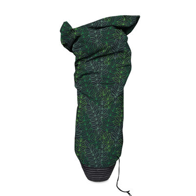 Capi Växtöverdrag stort 150x250 cm svart och grönt tryck