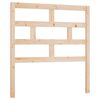 vidaXL Sänggavel 106x4x100 cm massiv furu