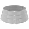 vidaXL Julf&aring;ll Kegelformad Silver &Oslash; 73 x 25,5 cm Plast