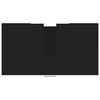 vidaXL Badrumsskåp svart 60x32x53,5 cm konstruerat trä