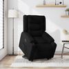 vidaXL Elektrisk reclinerfåtölj med uppresningshjälp svart tyg