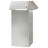 vidaXL Snigelfence Silver 13,5 x 13,5 x 25 cm Rostfritt st&aring;l