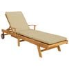 vidaXL Solstol 100% Polyester Solid-Teak