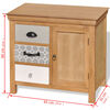 vidaXL Sk&auml;nk 65x35x60 cm massiv eukalyptustr&auml;