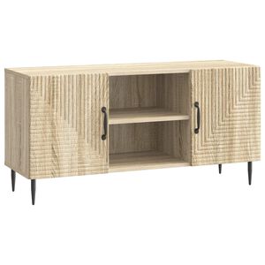 vidaXL TV-sk&aring;p Sonoma-ek 102 x 34,5 x 50 cm Konstruerat tr&auml;