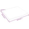 vidaXL Bordsskiva 60x60x2 cm obehandlad massiv ek