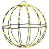 vidaXL Julfinialslampa 96 LED-lampor Varmvit Diam. 30 x 32 cm