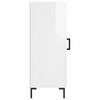 vidaXL Skåp vit högglans 34,5x34x90 cm konstruerat trä