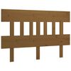 vidaXL S&auml;nggavel honungsbrun 143,5x3x81 cm massiv furu