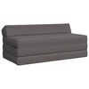 vidaXL F&auml;llbar Soffbed Ljusgr&aring; 120 x 60 x 49 cm Tyg