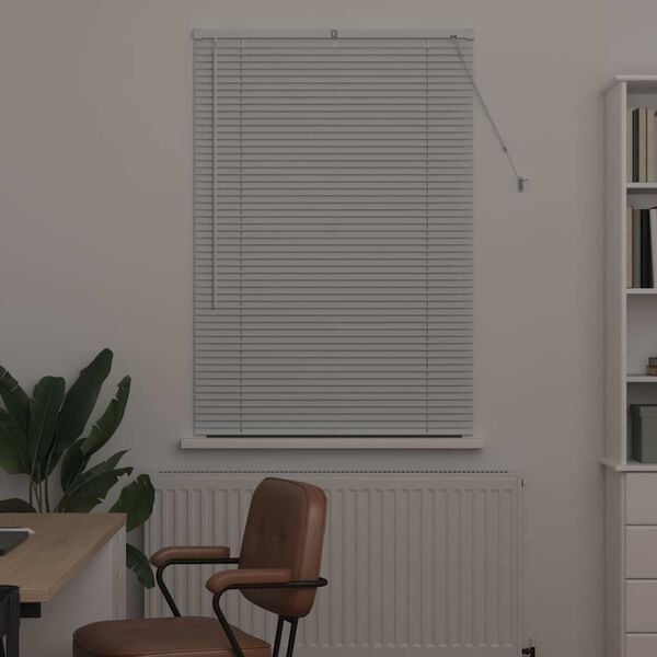 vidaXL Persienner Vit 130 x 90 cm Aluminium