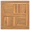 vidaXL Fyrkantig bordsskiva 40x40x2,5 cm massiv teak