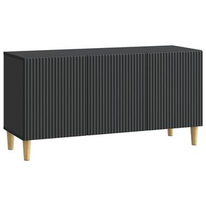 vidaXL TV-sk&aring;p 99 x 34,5 x 50 cm Svart Konstruerat tr&auml;