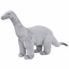vidaXL St&aring;ende plyschleksak brachiosaurus gr&aring; XXL