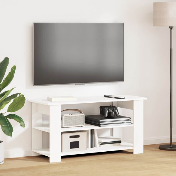 vidaXL TV-st&auml;ll Vit 100 x 40 x 50 cm